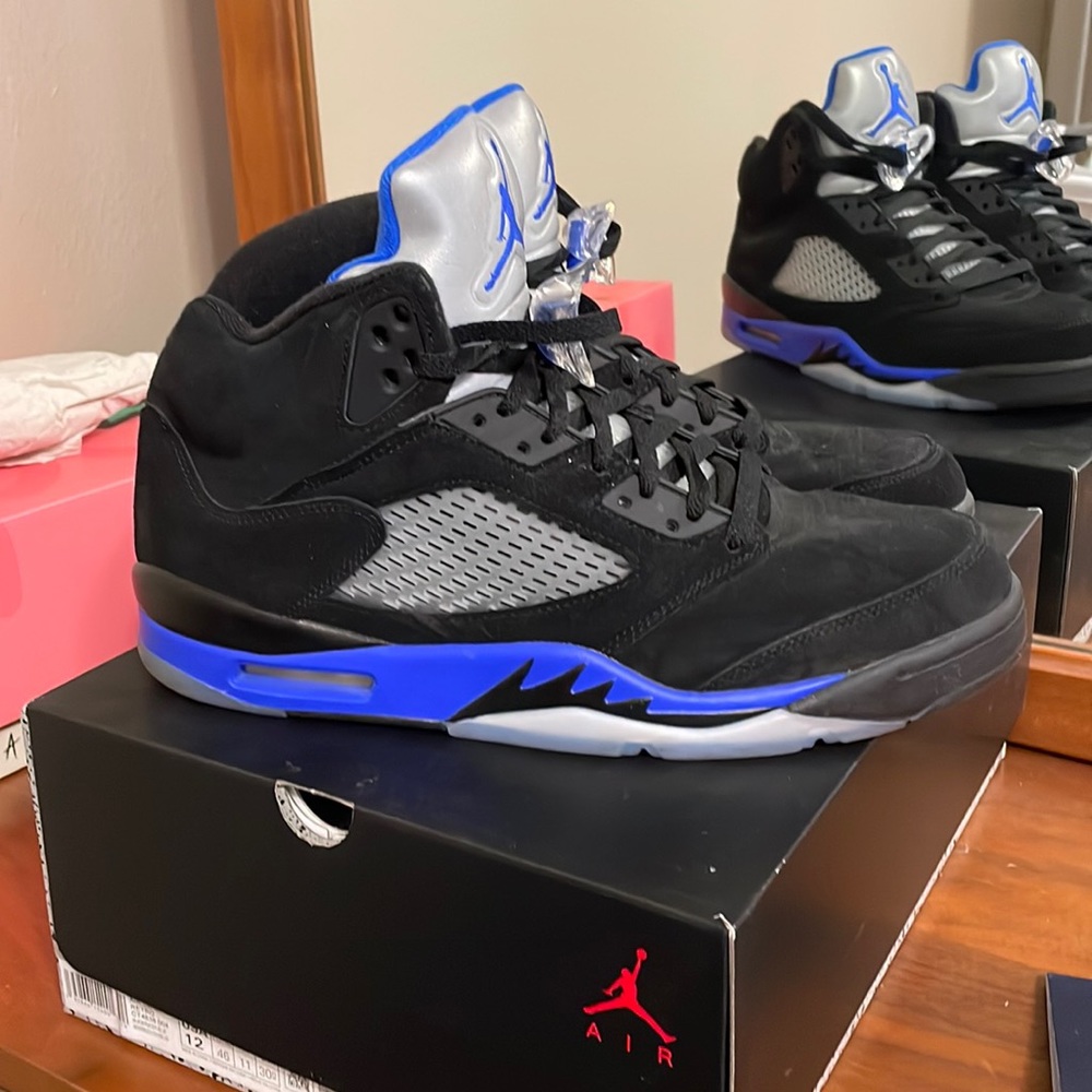 Like New Racer Blue Jordan 5 size 12